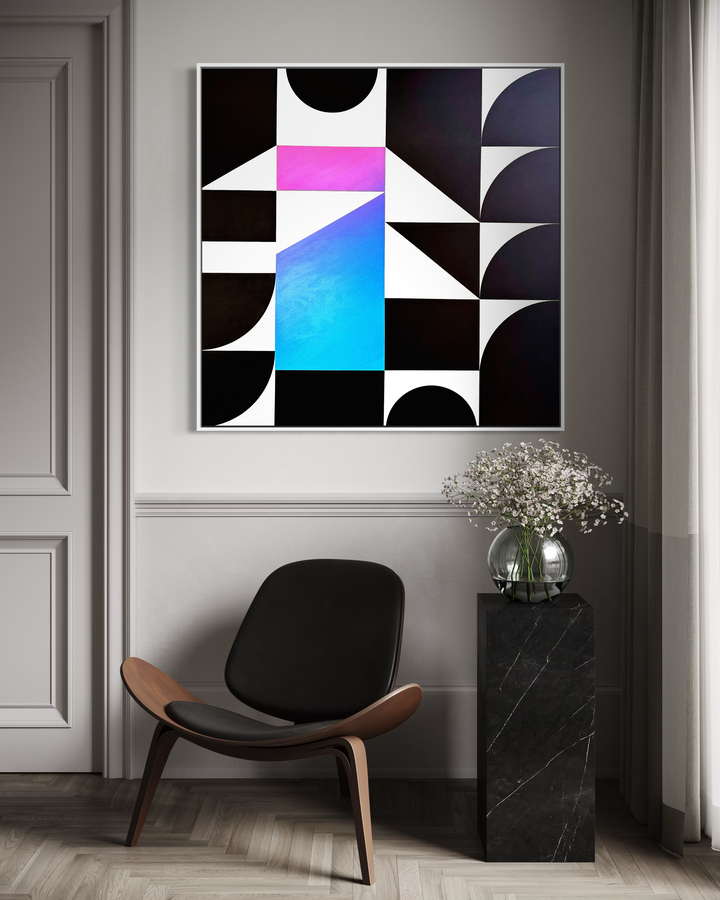 Stand Out - Out of Structure - Originalwerk 120 x 120 cm