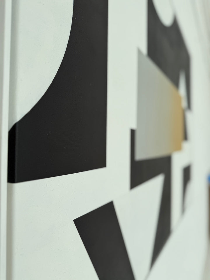 Stand Out - No. 4: Golden Edge - Originalwerk 100 x 140 cm