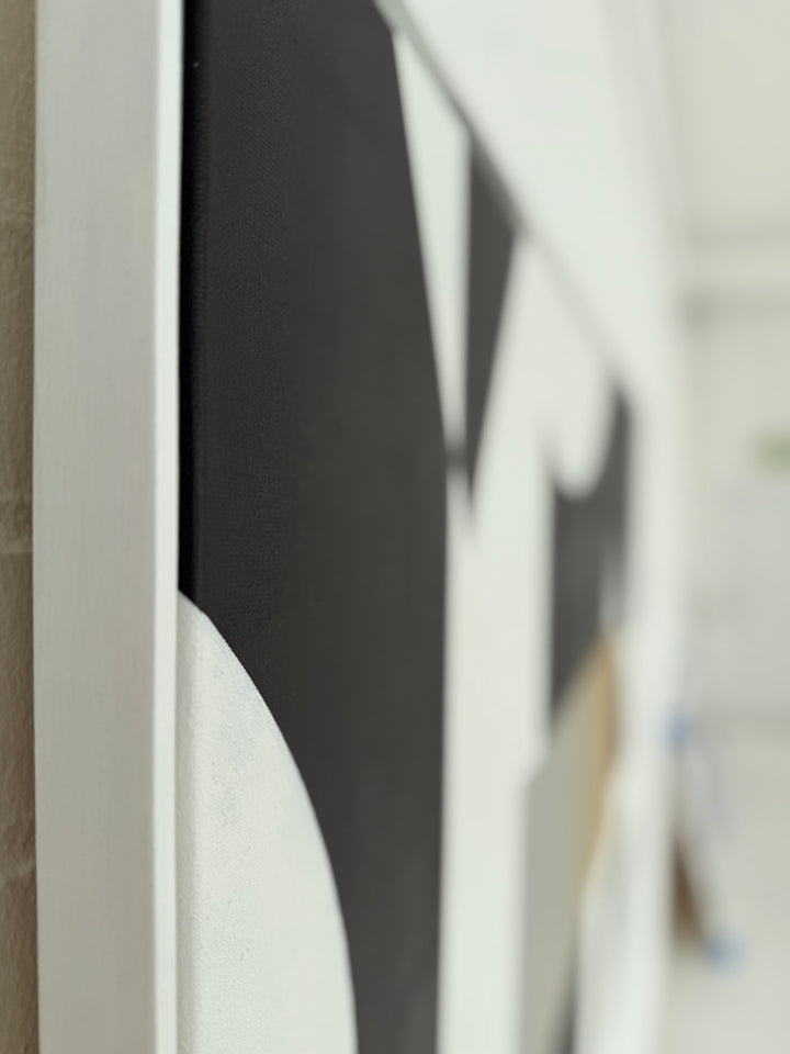 Stand Out - No. 4: Golden Edge - Originalwerk 100 x 140 cm