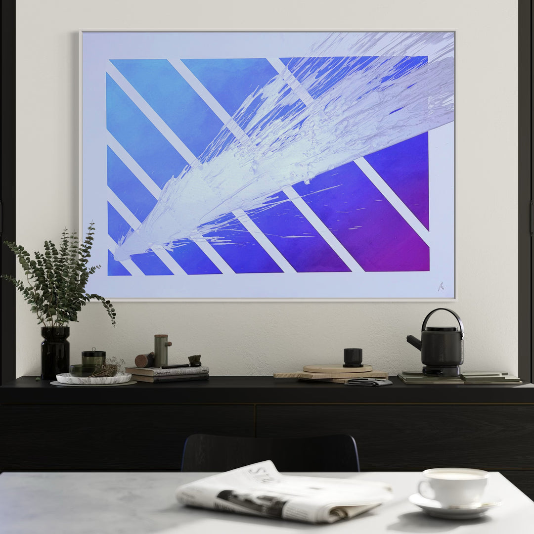 Building Momentum - Originalwerk 100 x 140 cm