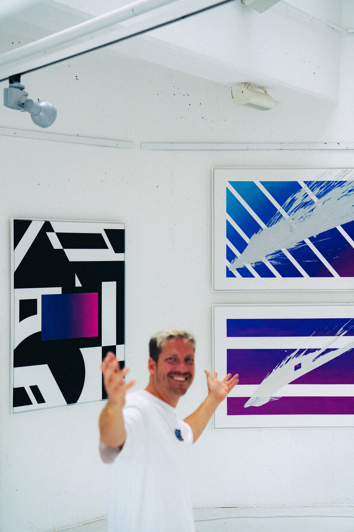 Building Momentum - Originalwerk 100 x 140 cm