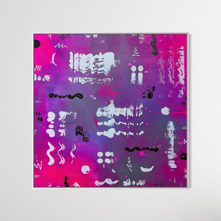 Pink Street & Sónar - Originalwerk 120 x 120 cm