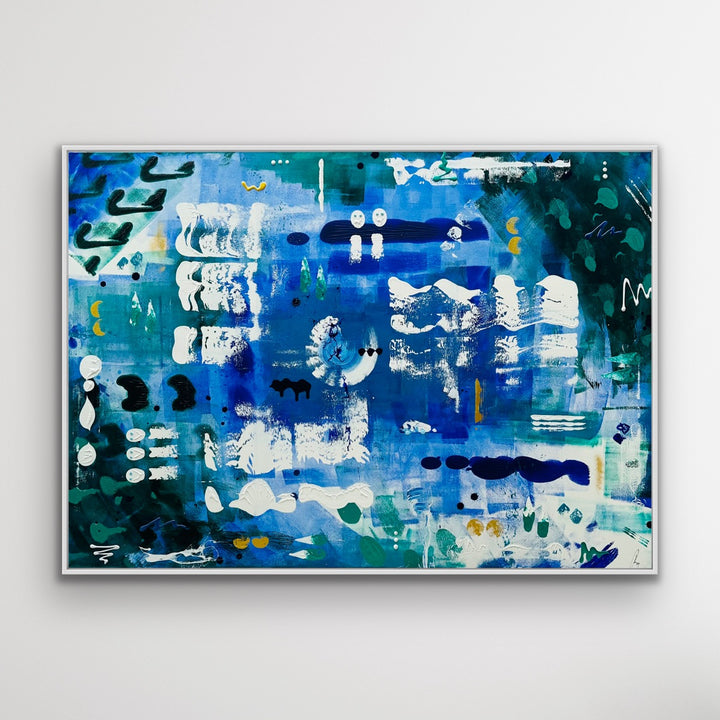 Sils Maria - The Island - Originalwerk 100 x 140 cm