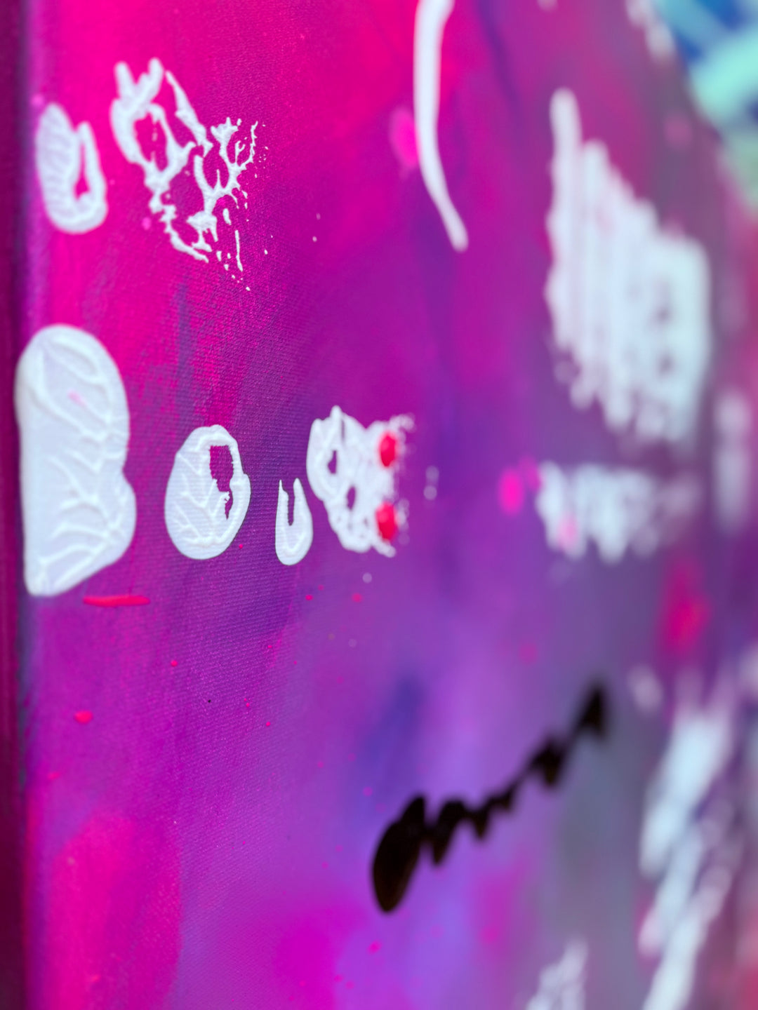 Pink Street & Sónar - Originalwerk 120 x 120 cm