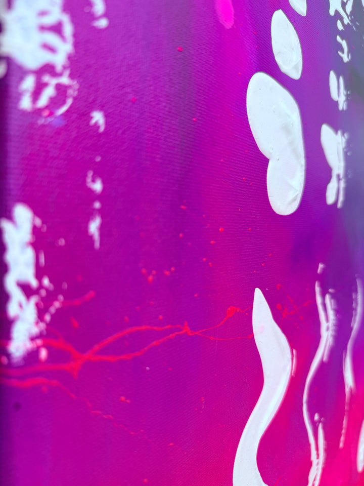 Pink Street & Sónar - Originalwerk 120 x 120 cm