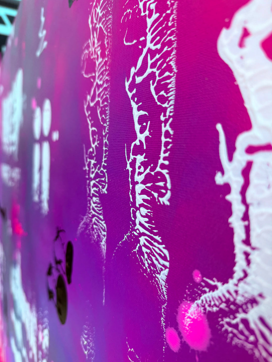 Pink Street & Sónar - Originalwerk 120 x 120 cm