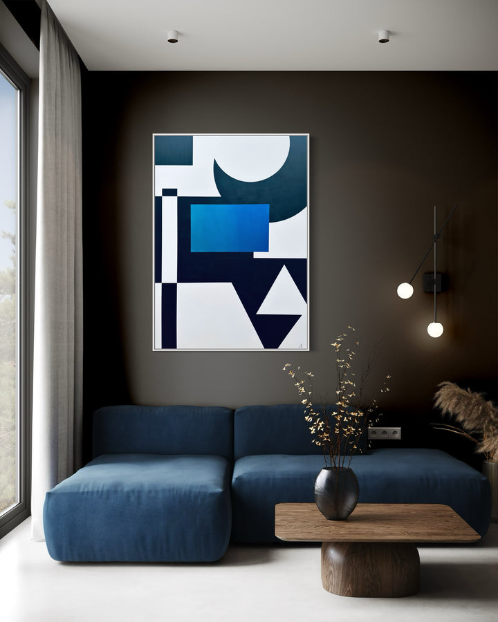 Stand Out: No. 1 - Azure Break - Originalwerk 140 x 100 cm