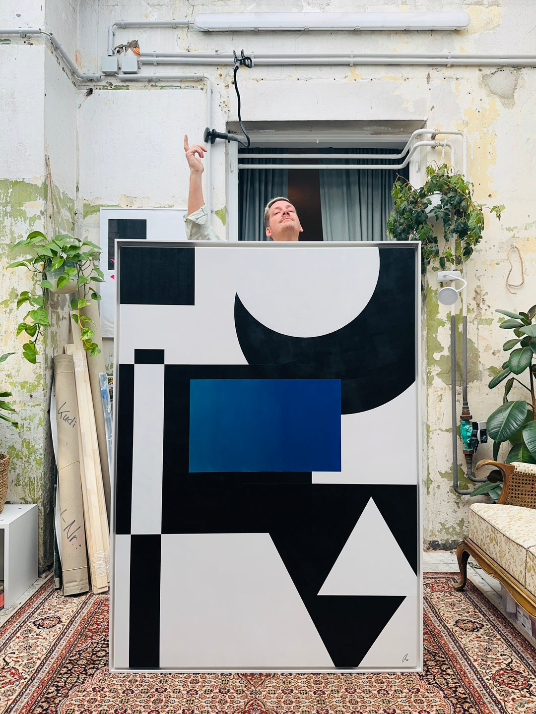 Stand Out: No. 1 - Azure Break - Originalwerk 140 x 100 cm