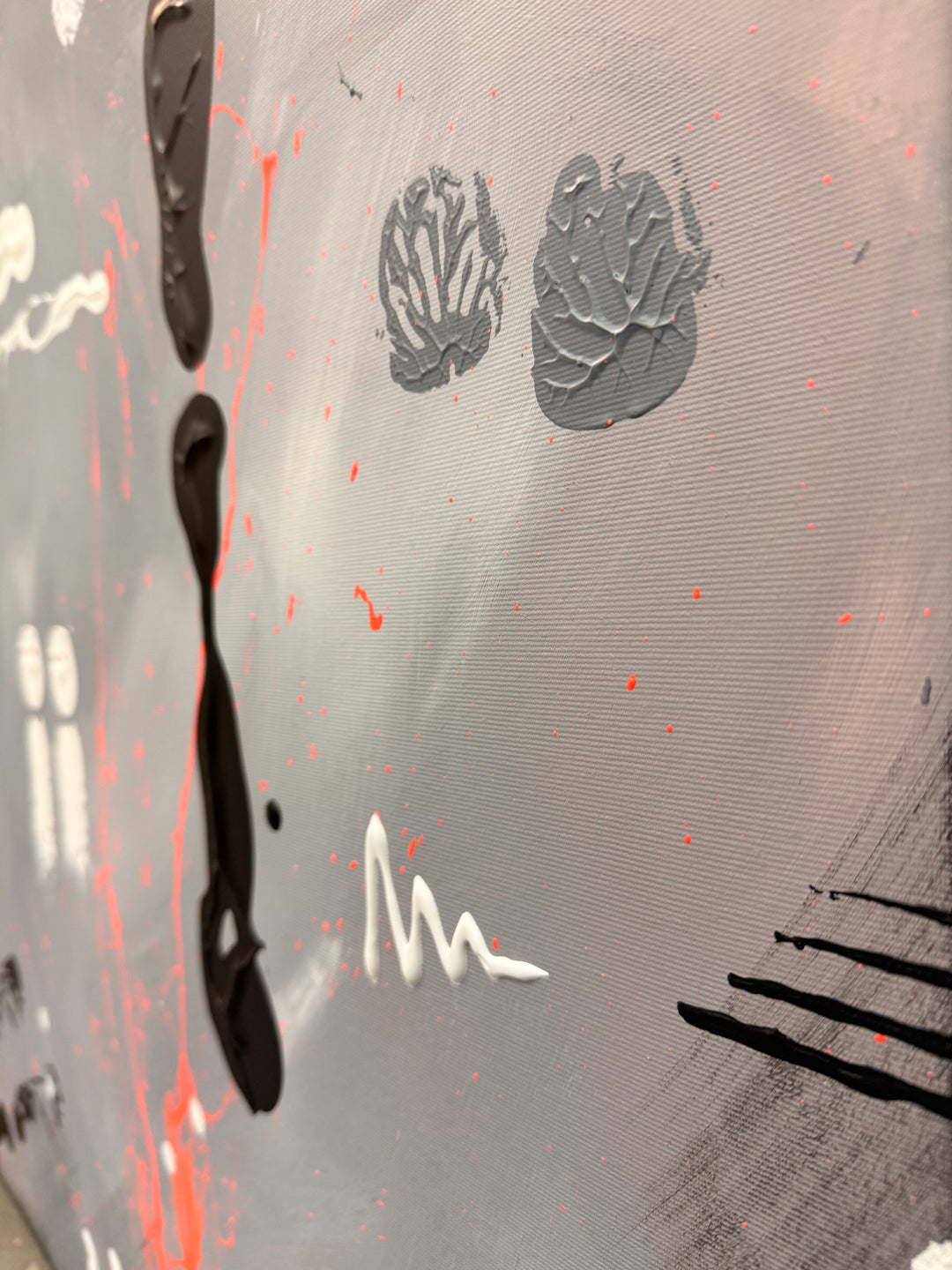 Storm & Stories - Originalwerk 120 x 120 cm