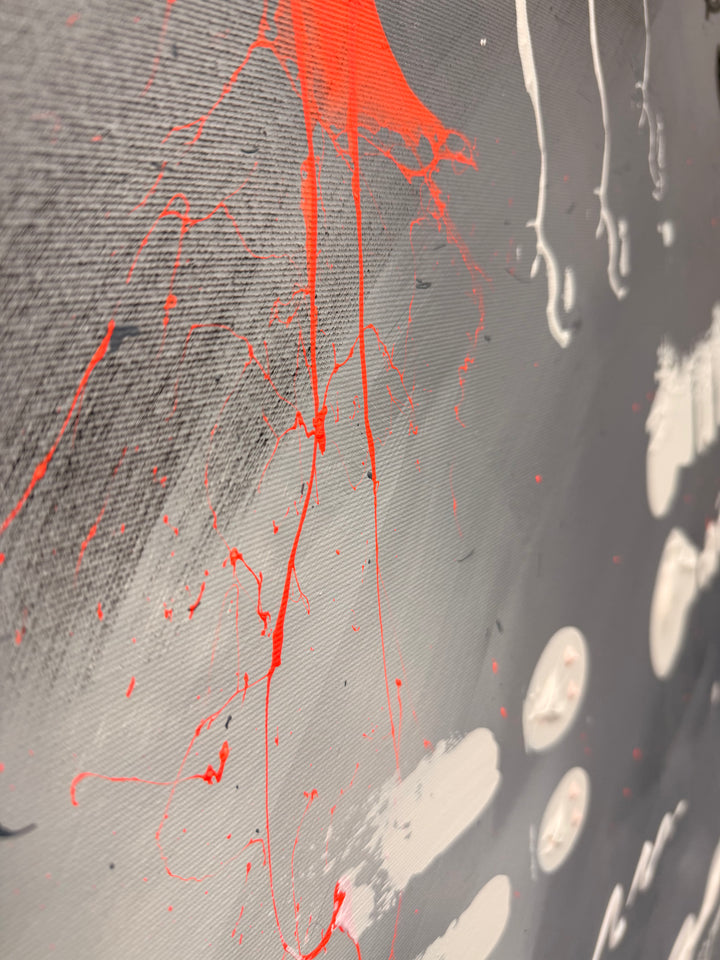 Storm & Stories - Originalwerk 120 x 120 cm