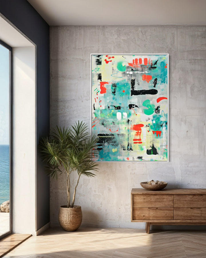 The Electric Cape - Originalwerk 140 x 100 cm