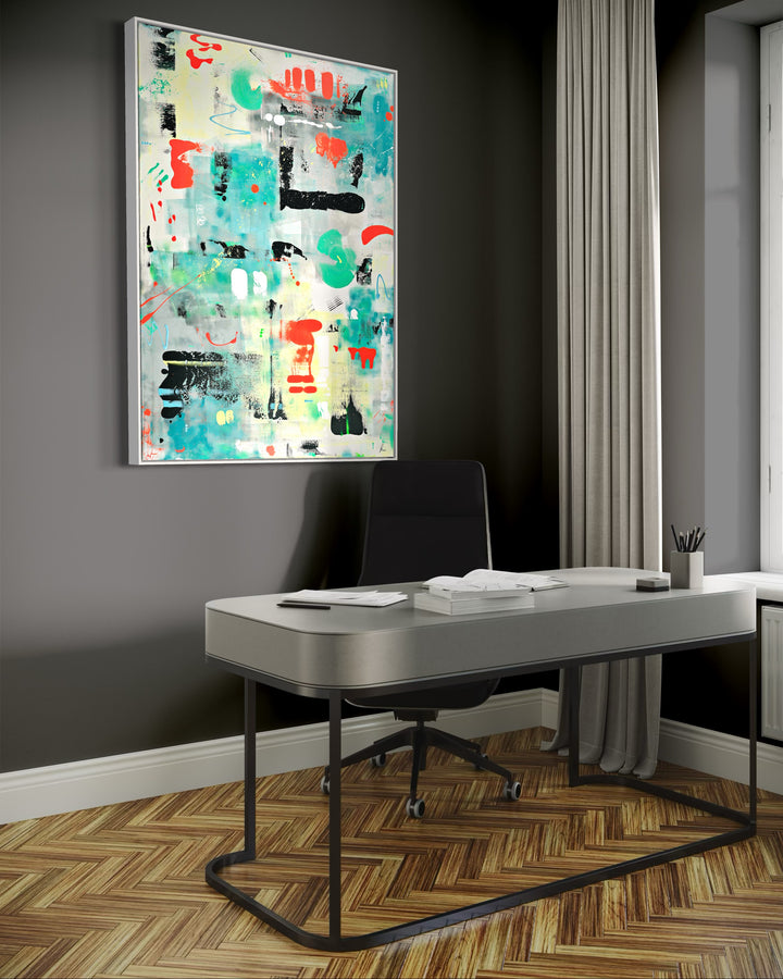 The Electric Cape - Originalwerk 140 x 100 cm