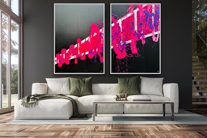 Be Visible - Originalwerke 2 x 140 x 100 cm