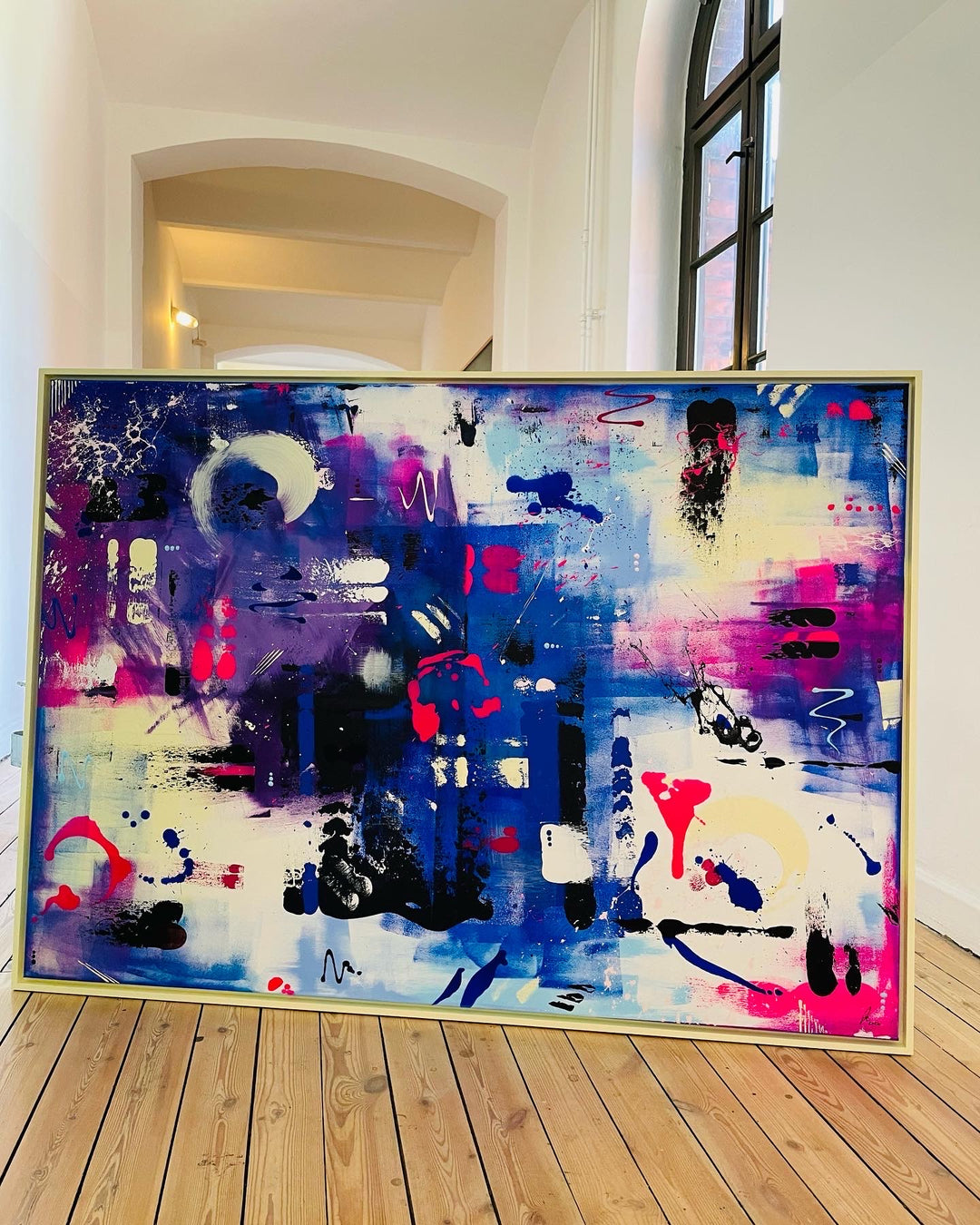 BJØRNEBÄKSHUSET - ORIGINAL WORK 100x140cm