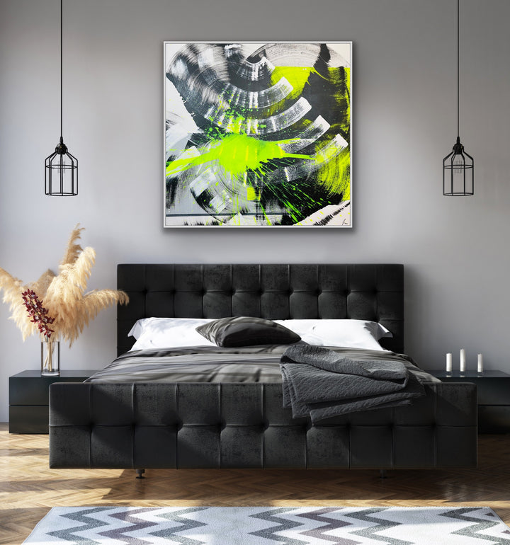 Creative Network - Originalwerk 120 x 120 cm