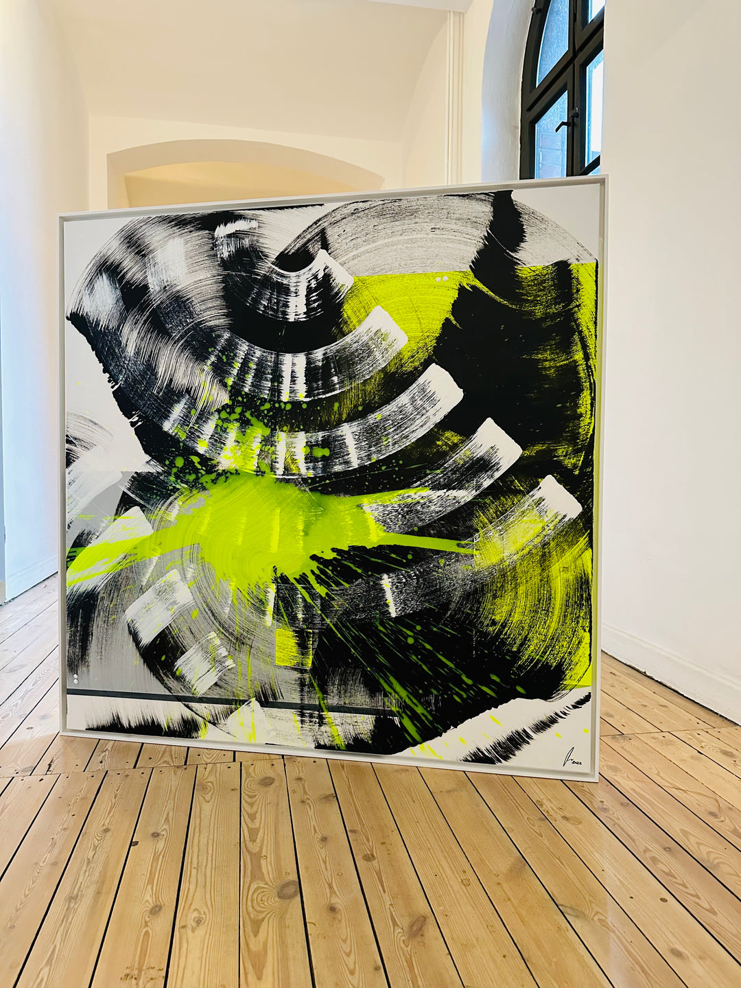 Creative Network - Originalwerk 120 x 120 cm