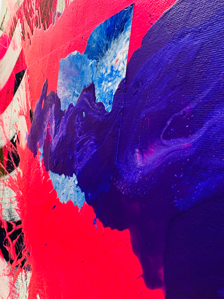 Grown Network - original work 120 x 120 cm