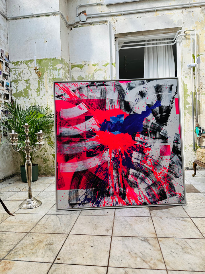 Grown Network - original work 120 x 120 cm