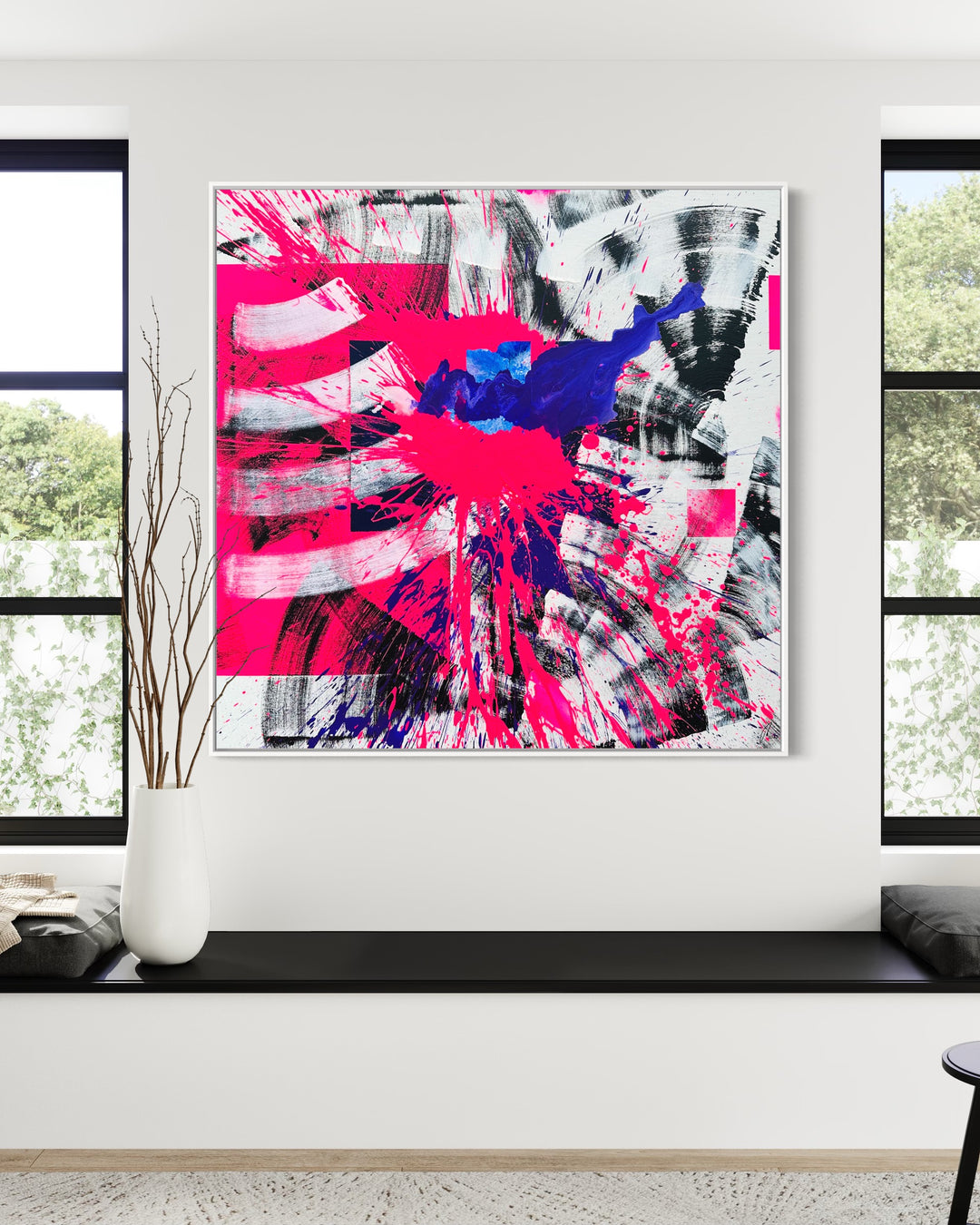Grown Network - original work 120 x 120 cm